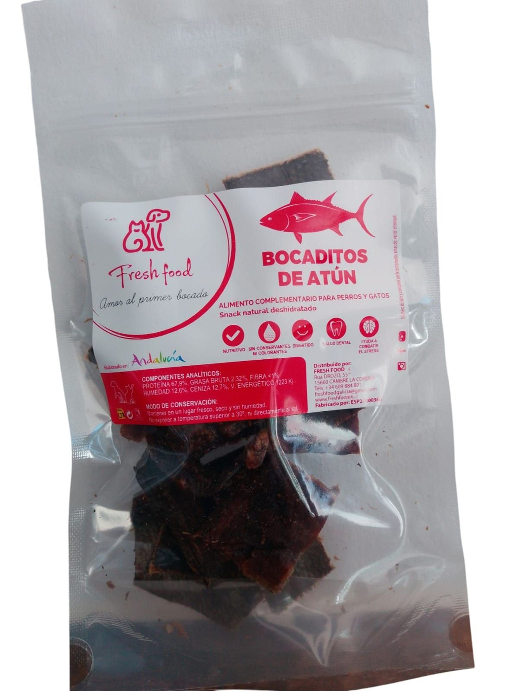 BOCADITOS DE ATÚN DESHIDRATADOS