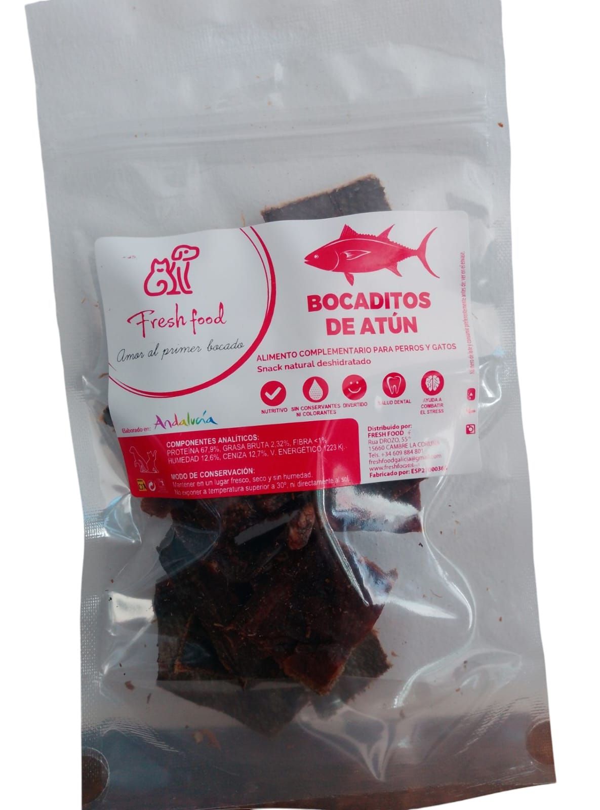 BOCADITOS DE ATÚN DESHIDRATADOS