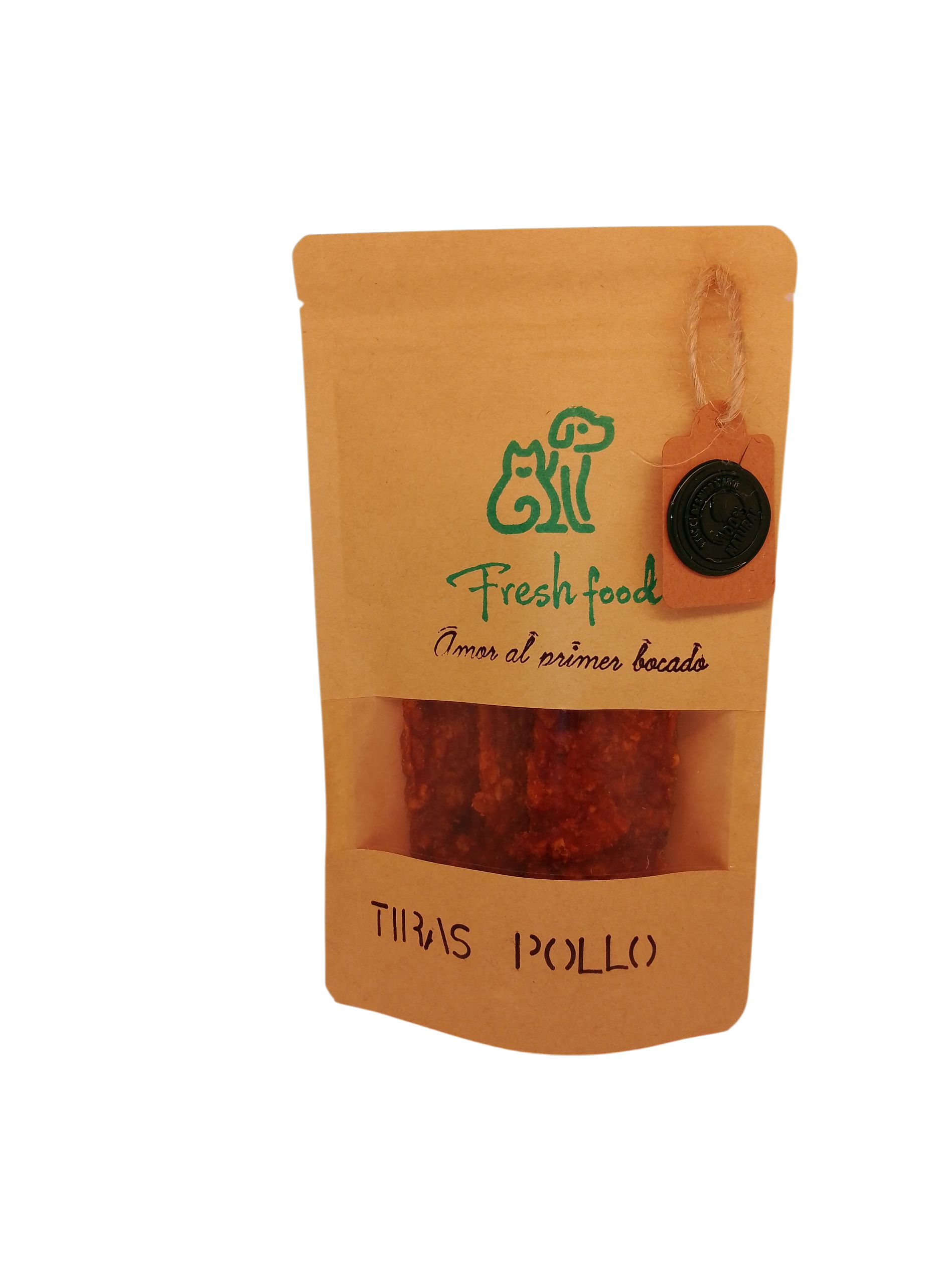 Tiras deshidratadas de pollo 3 unds