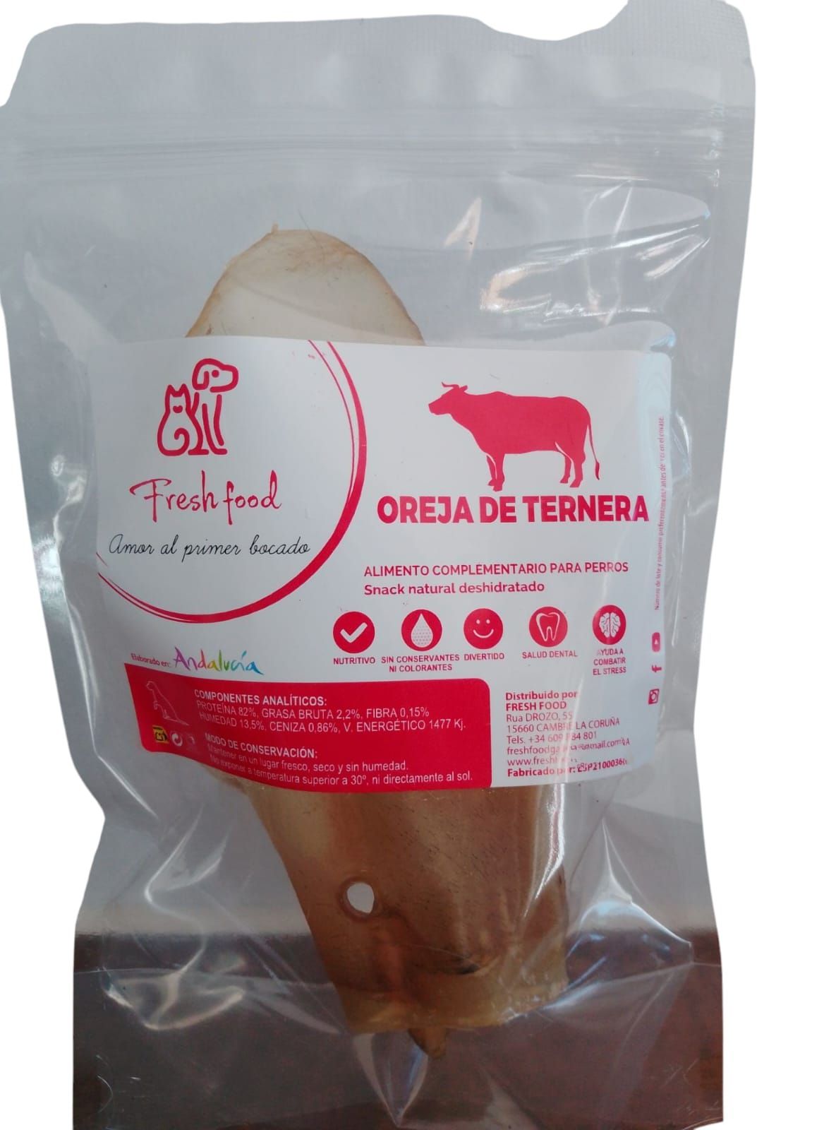 OREJA DE TERNERA DESHIDRATADA