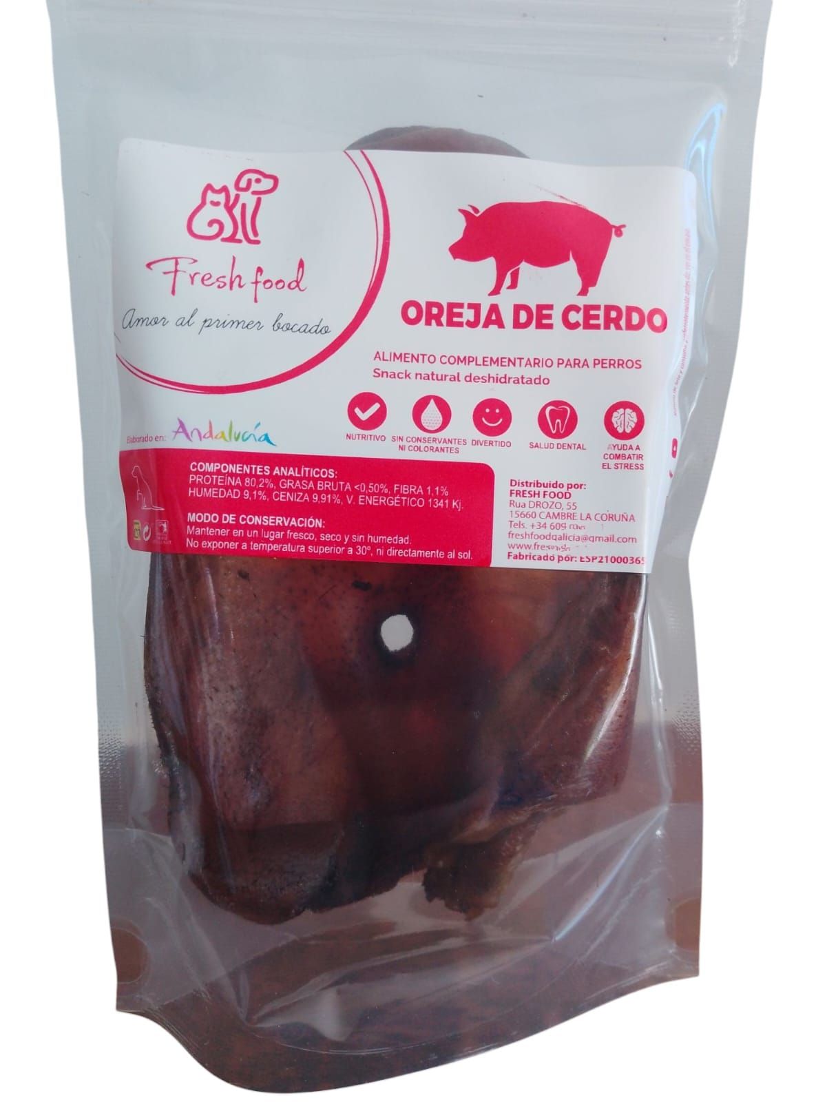 OREJA DE CERDO DESHIDRATADA
