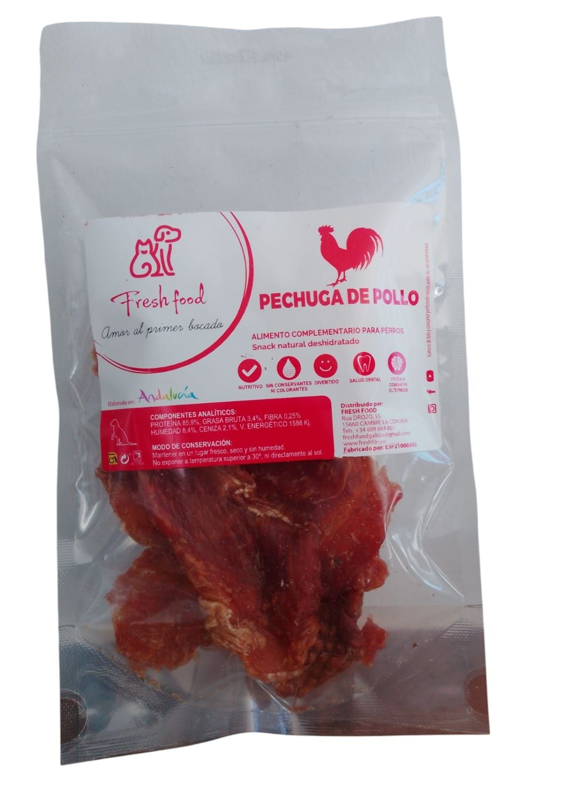 PECHUGA DE POLLO DESHIDRATADA